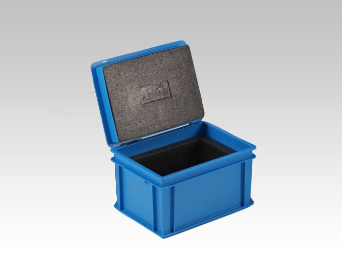 Bac de transport isotherme 400x300x235 mm bleu