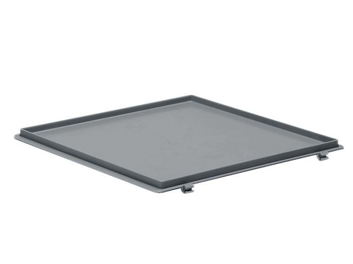 Rako 400x400 mm couvercle à charnières gris