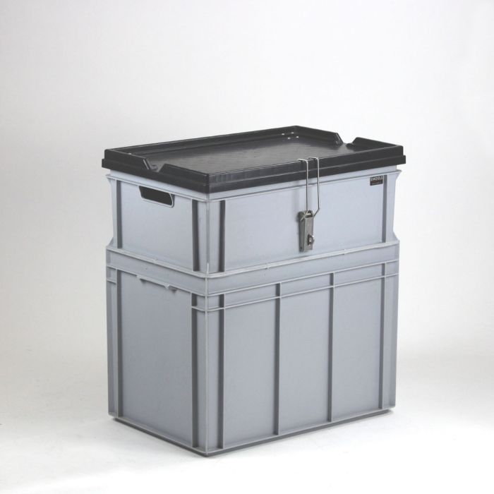 Bac plastique pour le transport de 6 bouteilles d'air comprimé ø160 mm, 600x400x660 mm