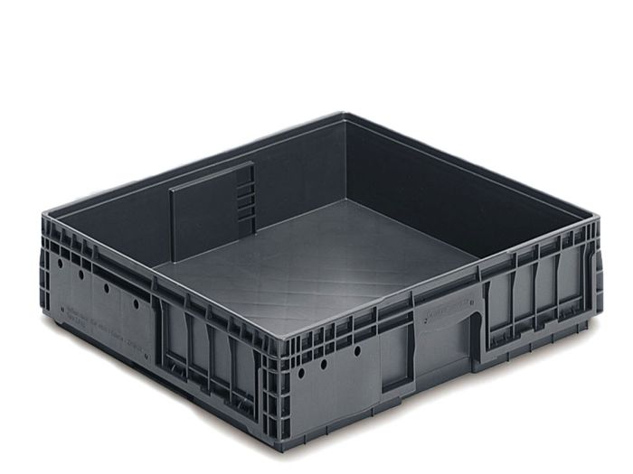 Bac plastique rectangulaire 600x500x110 mm DC-MLT GRIS