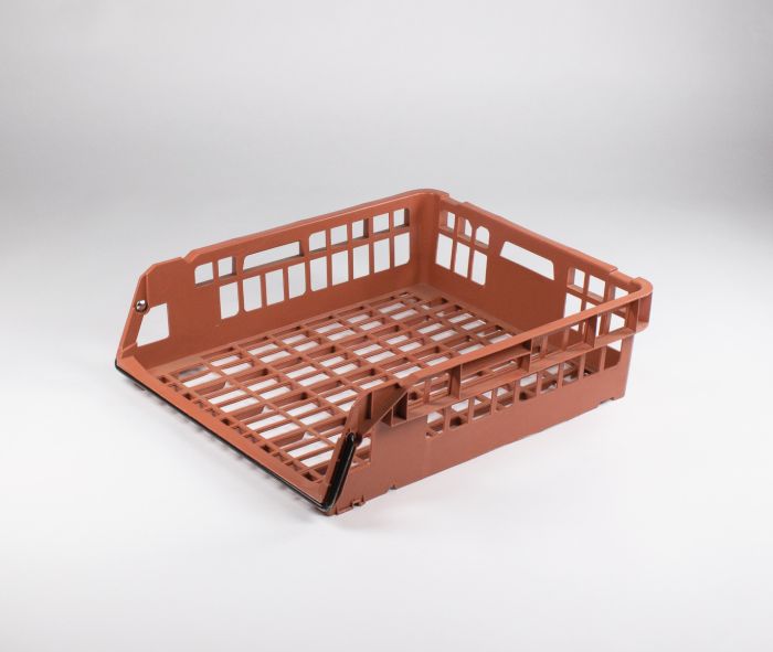 Bac à pain plastique avec anse 692x578x197 mm, 54L, marron