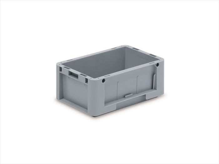 Bac plastique entrepôt automatisé 300x200x120 mm 4L fond lisse