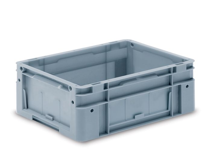 Bac plastique entrepôt automatisé 400x300x170 mm 14L fond couronne