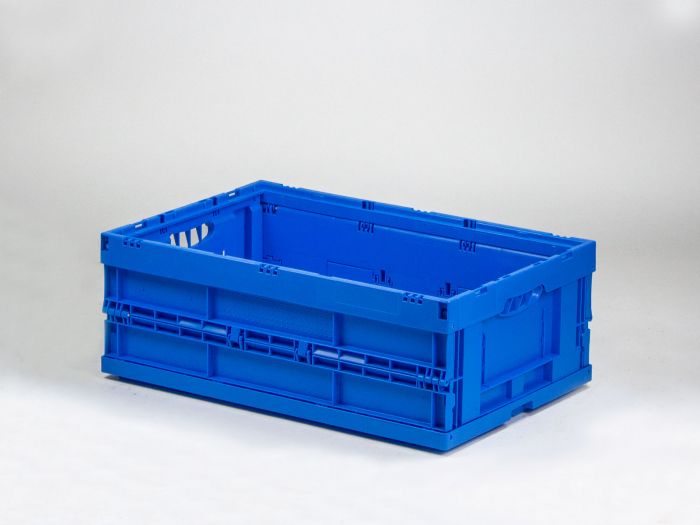 Bac gerbable pliant 600x400x220 mm 44L BLEU