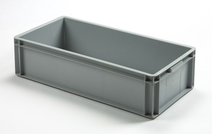 Bac plastique long 80x40x20 cm 54 litres GRIS