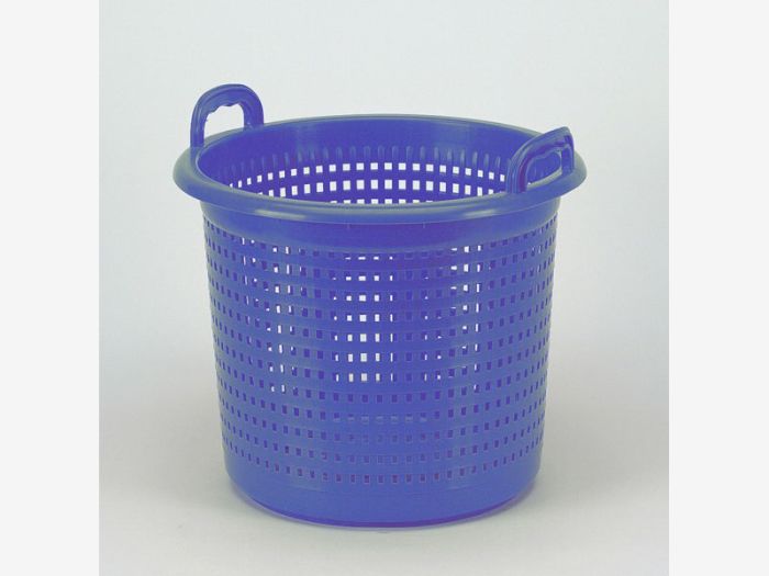 Panier en plastique 45 litrest ø480x360 mm bleu