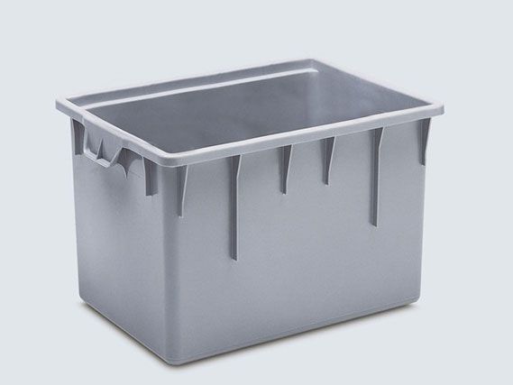Caisse de déménagement 800x600x500 mm 180L gris
