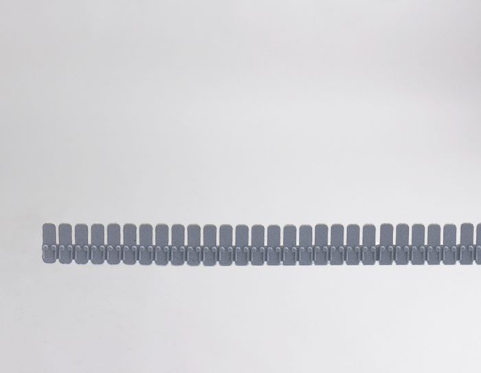Séparateur sécable pour bac plastique, Lxh : 1104x45 mm