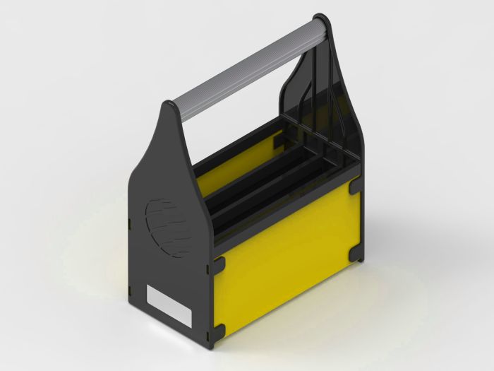 Panier de transport 242x131x302 mm pour 4 appareils (tablettes)