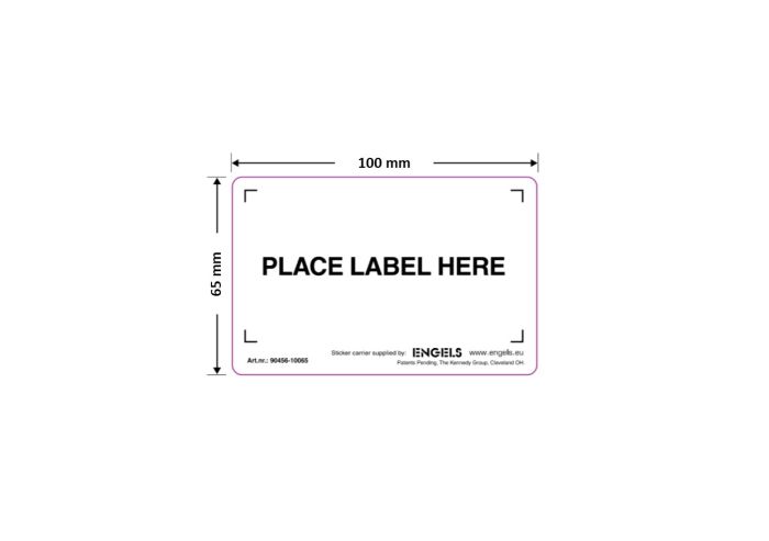 Place label here 100x65 mm - 100 pièces