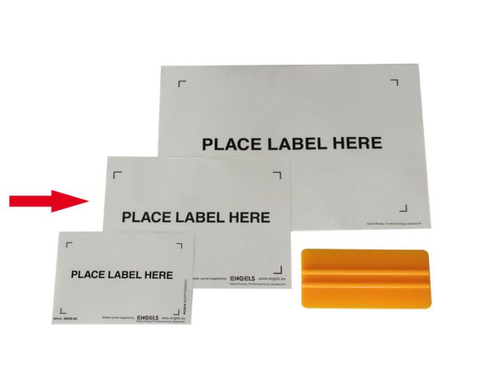 Porte-étiquette A5 adhesive, 170x230 mm, emballé par 100 pièce