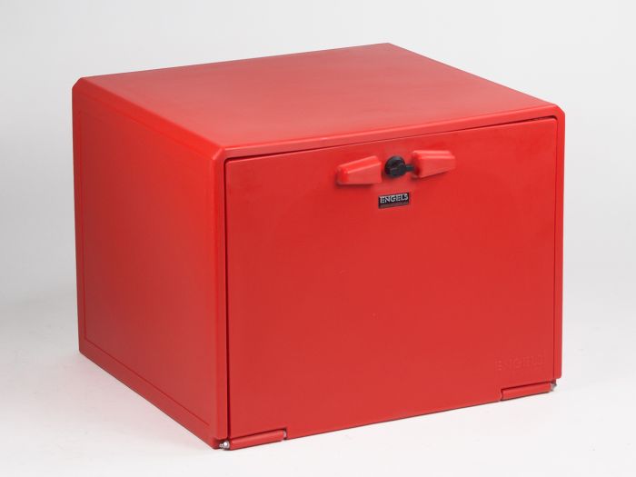 Caisse de livraison scooter 120L 570x530x440 mm ROUGE