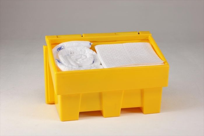Kit d'absorption pour huile 180 L, 1040x670x690 mm aves accessoires