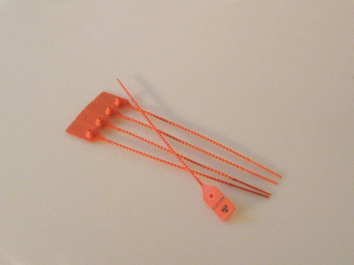 Scellé de sécurité à corde AceLock, ø3x200mm rouge