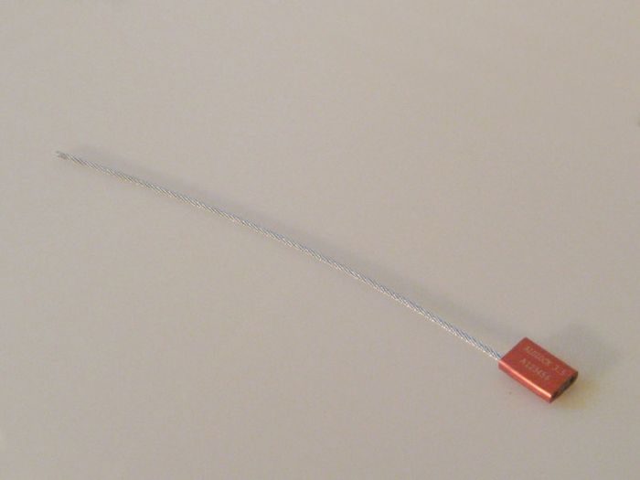 Scellé de sécurité AluLock, ø3,5x300 mm 250 pcs, rouge