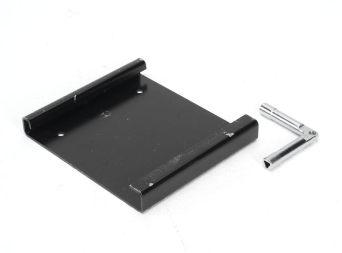 Support pour tube à piles, ø12x80cm, 9 lt transparent avec serrure