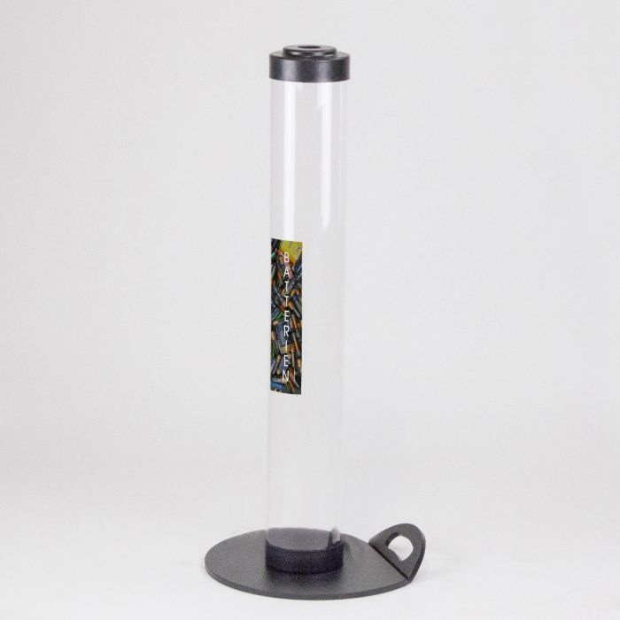 Collecteur de piles usagées ø120x800 mm 9 litres