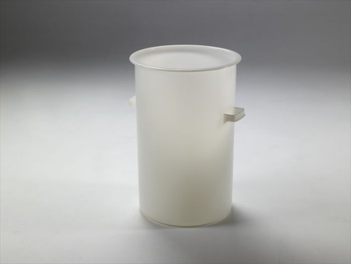 Tonneau cylindrique alimentaire 110 lt ø510x733 mm blanc