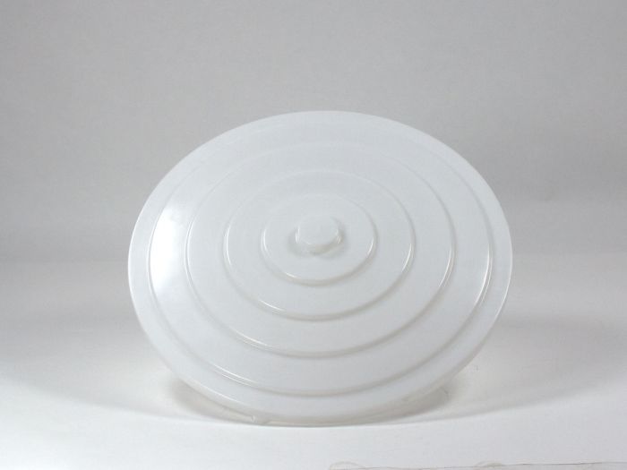 Couvercle pour seau plastique 200 litres BLANC