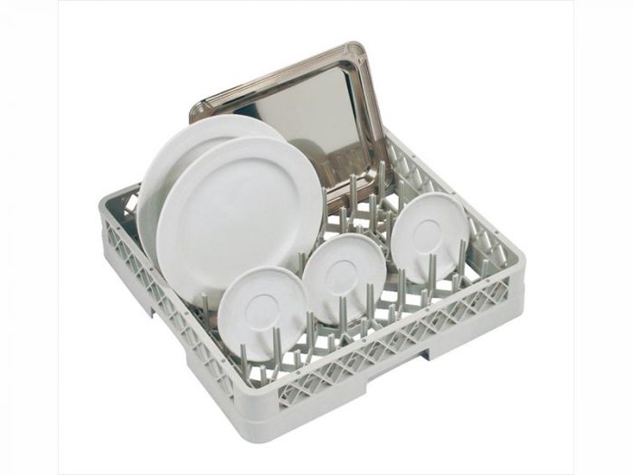 Casier lave-vaisselle professionel 500x500x100 mm pour assiette