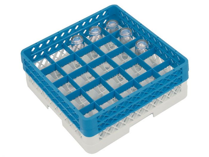 Casier lave-vaisselle 500x500180 mm avec 25 compartiments ø90