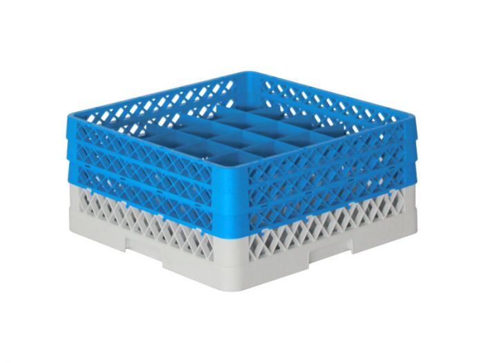Casier lave-vaisselle 500x500x220 mm avec 25 compartiments ø90