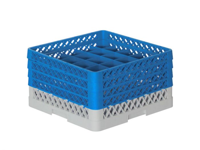 Casier lave-vaisselle 500x500x260 mm avec 25 compartiments ø90