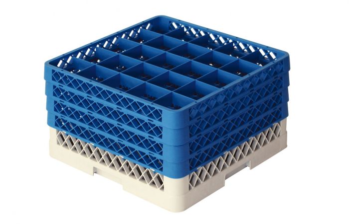 Casier lave-vaisselle professionel 500x500x260 mm 25 compartiments