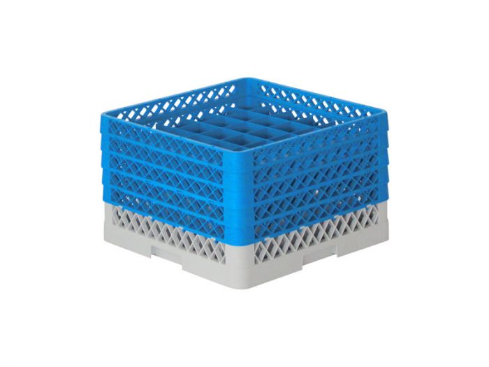Casier lave-vaisselle 500x500x300 mm avec 36 compartiments ø74