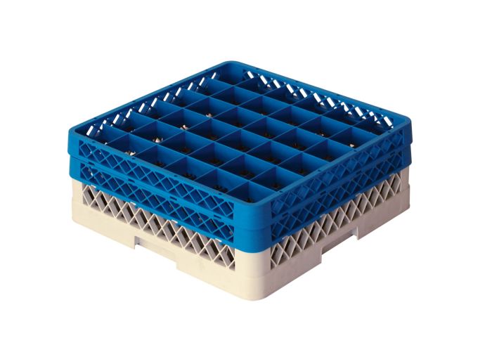 Casier lave-vaisselle professionel 500x500x180 mm 36 compartiments