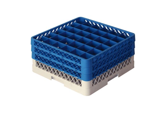 Casier lave-vaisselle professionel 500x500x220 mm 36 compartiments