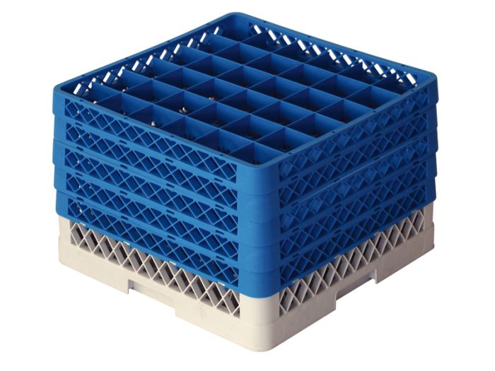 Casier lave-vaisselle professionel 500x500x300 mm 36 compartiments