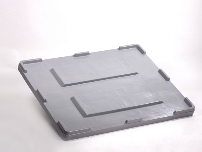 Couvercle palox plastique 1200x800 mm GRIS