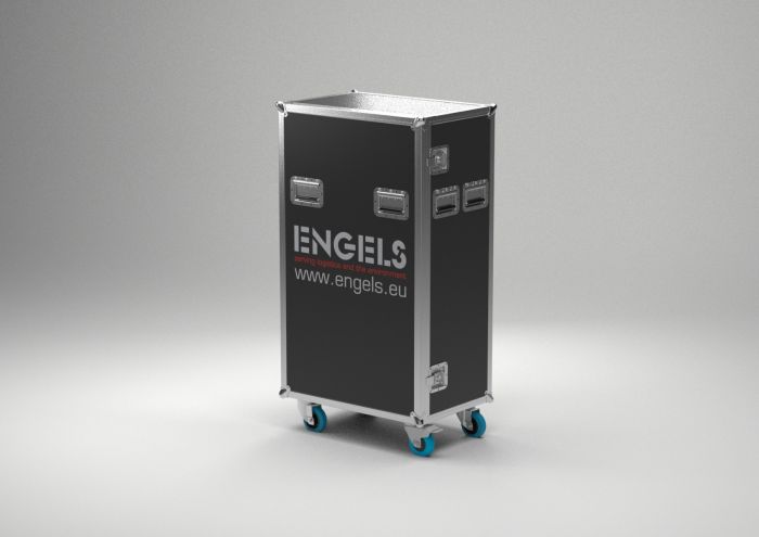 Flightcase mobile verrouillable pour petites pièces - Solution de stockage sécurisée et efficace