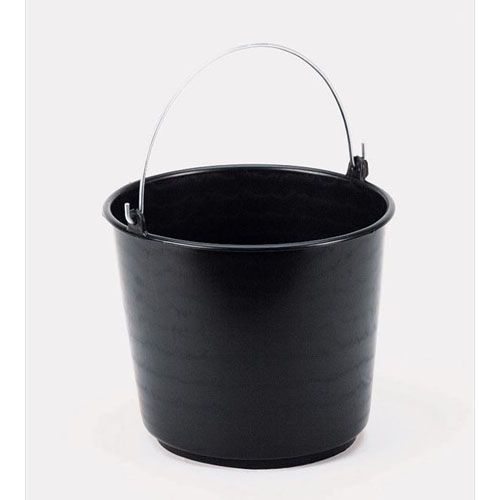 Seau gradué en plastique 20 lt ø380x280 mm noir