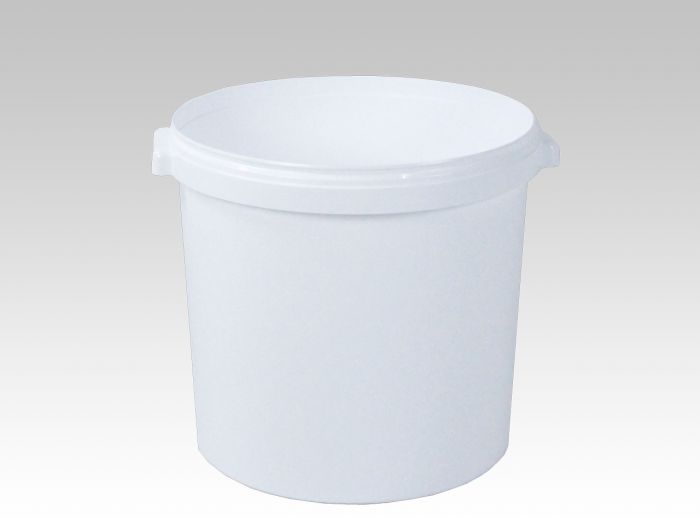 Pôt plastique alimentaire, 2 poignées, 28 lt ø380x370 mm blanc