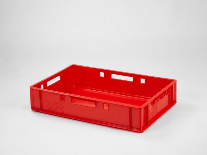 Bac à viande E1 - 600x400x130 mm 25L ROUGE