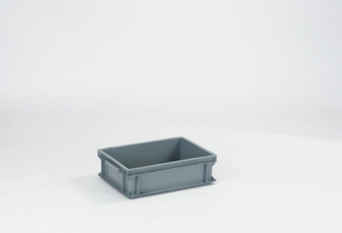 Bac plastique gerbable Classic, 400x300x120 mm11lt gris