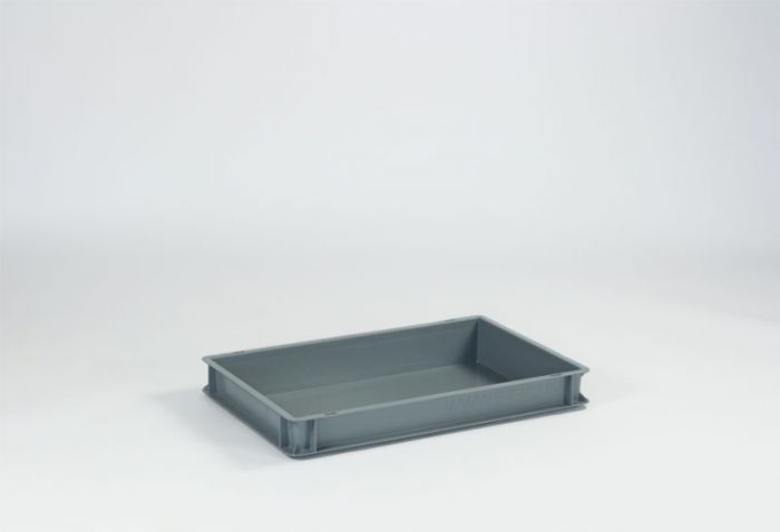 Bac à pâton pizza - Bac plastique plat 60x40x7 cm 13 litres Classic GRIS