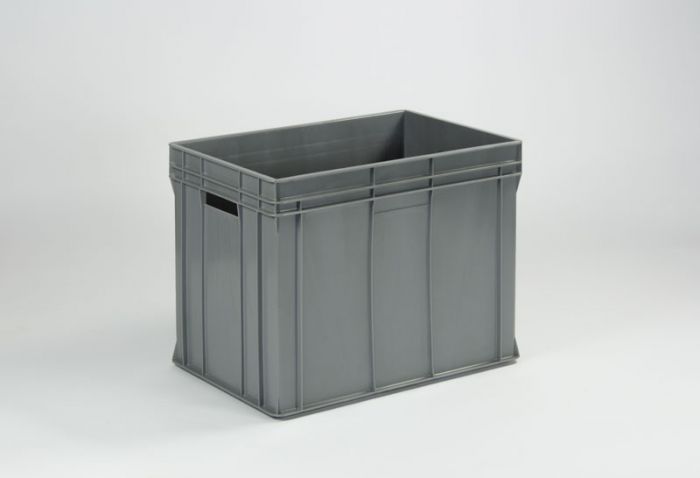 Bac plastique gerbable Classic 600x400x445 mm 91 lt gris
