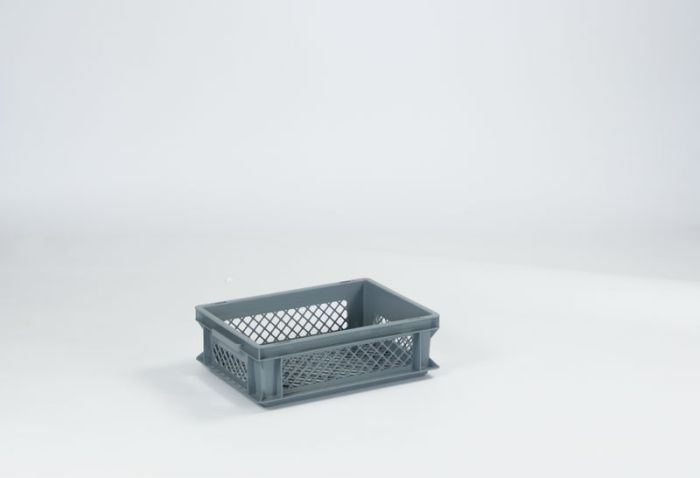 Bac gerbable ajouré norme Europe alimentaire 400x300x125 mm 11L Perfobox