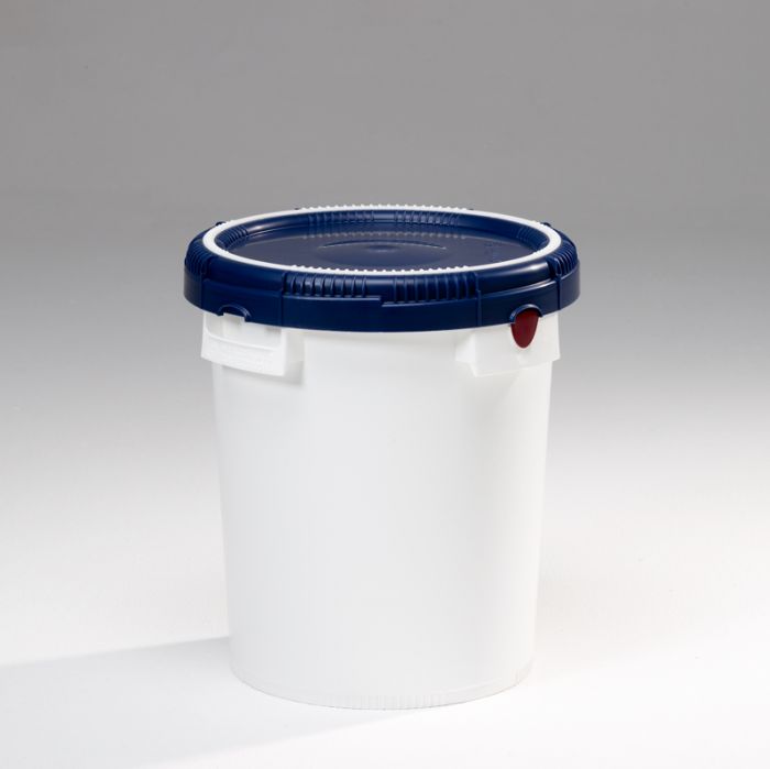 Pôt plastique emboitable 20 lt ouverture avec couvercle