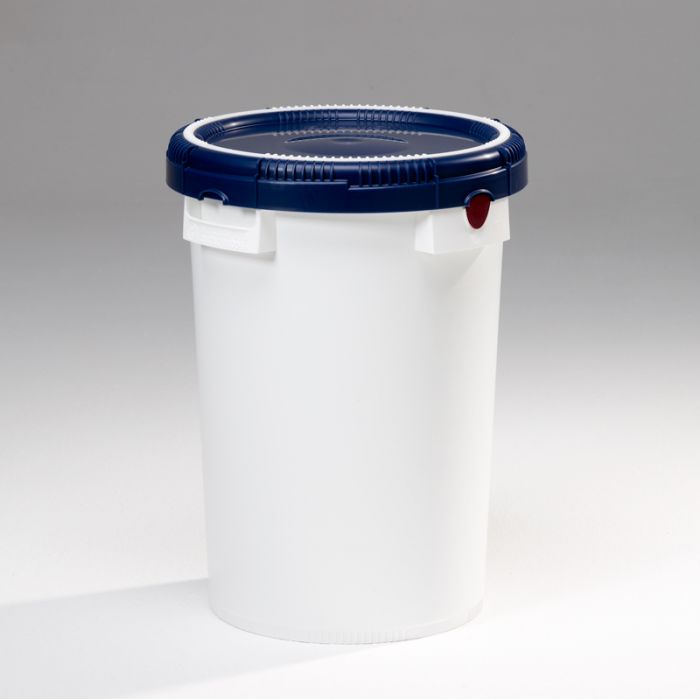 Pôt plastique emboitable 25 lt ouverture avec couvercle