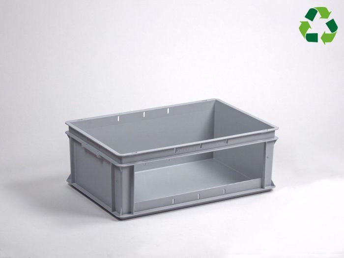Caisse empilable ouverture laterale 600x400x220 mm 40L