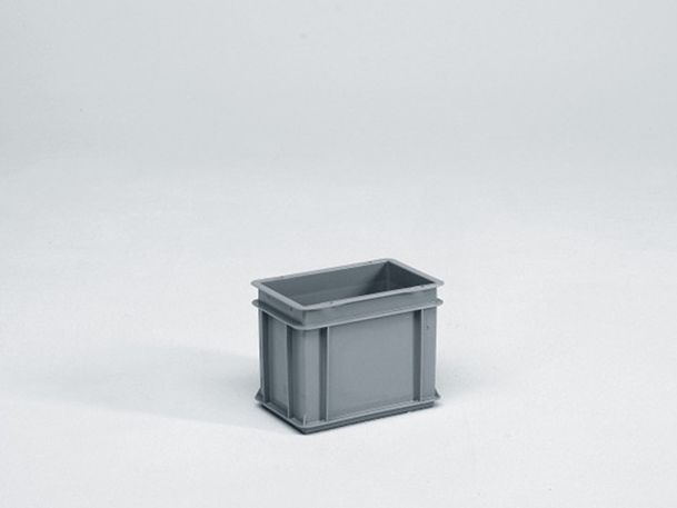 Bac gerbable norme Europe alimentaire 300x200x220 mm 9L Normbox GRIS