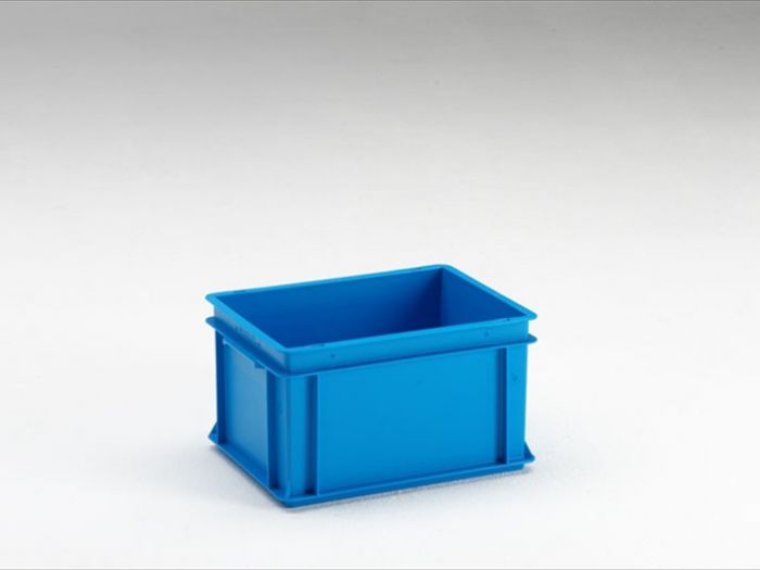 Bac alimentaire gerbable norme Europe 400x300x220 mm 20L Normbox BLEU
