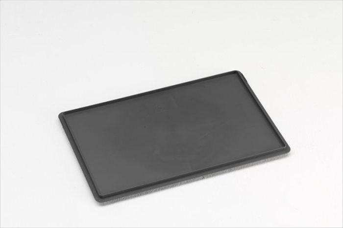 Couvercle caisse plastique à poser 60x40 cm GRIS foncé