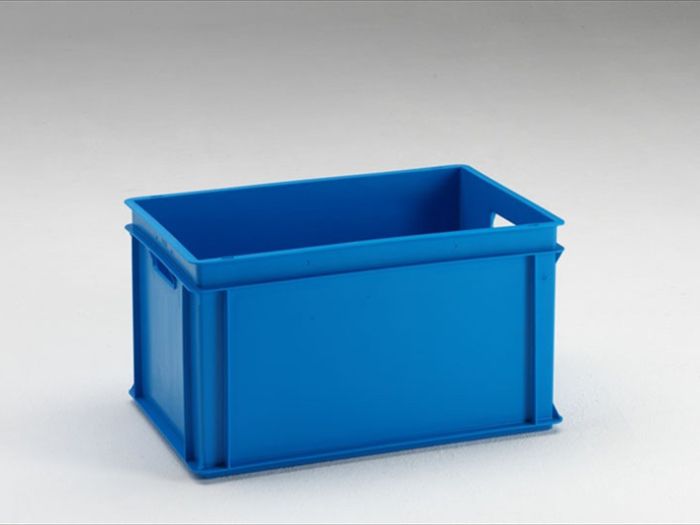 Bac gerbable norme Europe alimentaire 600x400x325 mm 60L Normbox BLEU