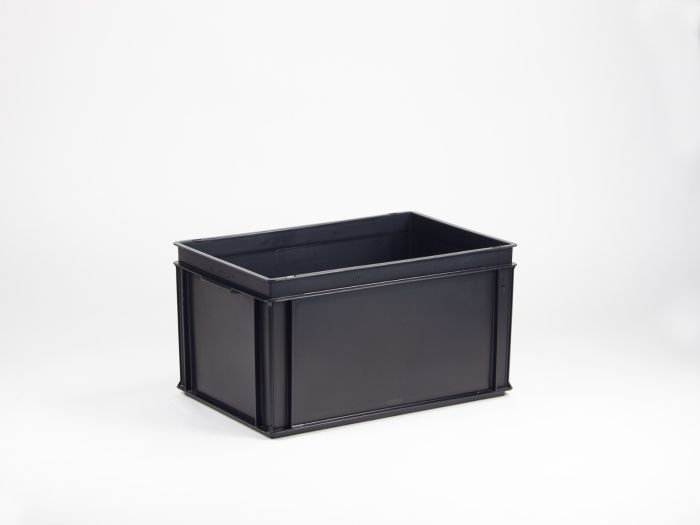 Bac ESD gerbable norme Europe 600x400x325 mm 60L Normbox