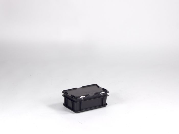 Bac gerbable ESD avec couvercle 300x200x135 mm 5 litres